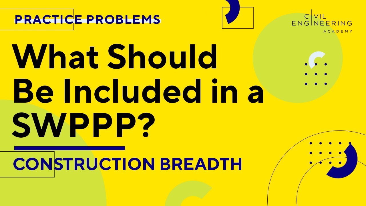 Civil PE Exam – Construction Breadth – What Should Be Included in a ...