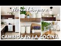 ✨CAMBIOS EN LA COCINA &amp; INSTALACION LÁMPARA DE TECHO ​DOPWII 💛| Organizo Alimentos | Cocina fácil