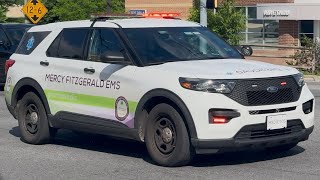 Mercy Fitzgerald EMS Medic 105 Responding