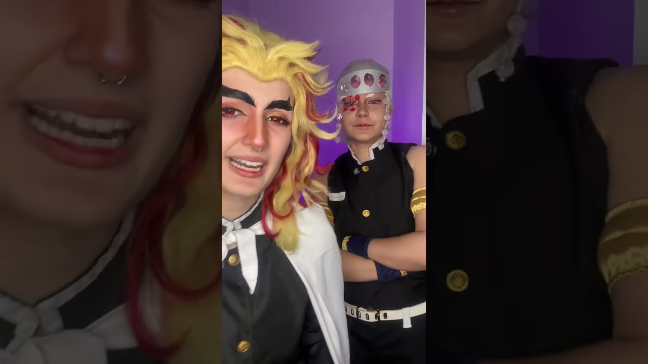 Rengoku e Uzui: por causa de você #anime #rengoku #uzui