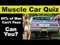 Can You Guess The MUSCLE CAR?...Or Do You SUCK Exhaust?