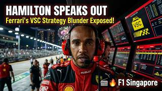 Hamilton Speaks Out: Ferrari’s VSC Strategy Blunder Exposed! 📻🔥 F1 Singapore.