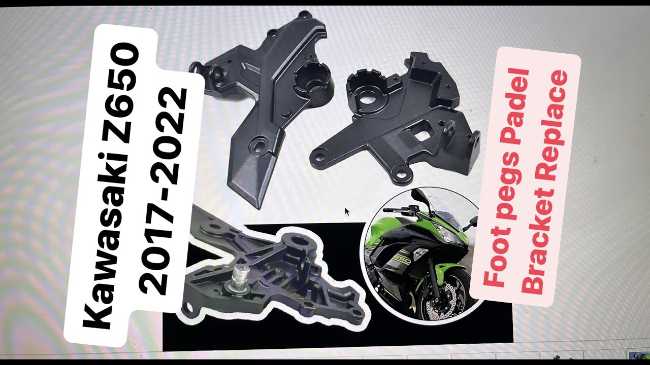 Voetsteunen voor motorfietsen Voor KAWASAKI Z650 Z 650 Voor Ninja 2018-2020 Motorfiets Voetsteun Voetsteun Achter Set Hielplaat Guard Protector Voetpedaal Accessoires Voetsteunen (Color : 5
