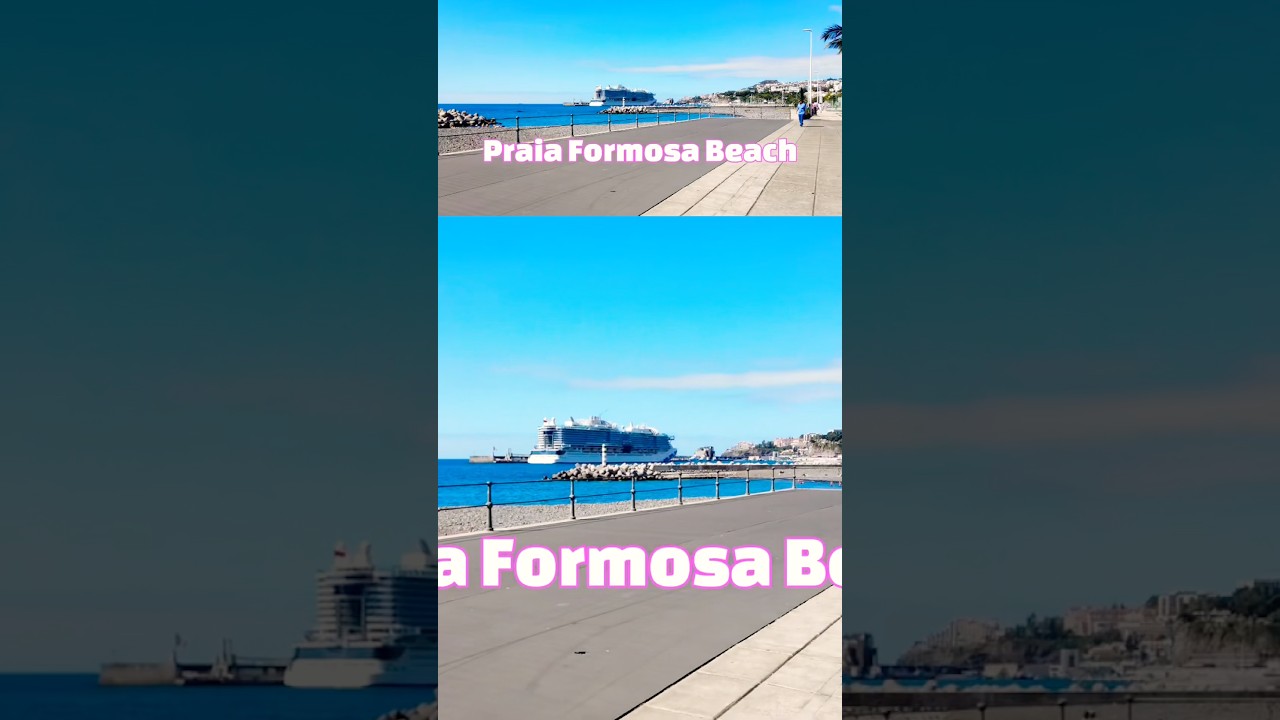 Black Rock Beach - Funchal 🛳️🏖️ #cruise #shorts #fyp #funchal #travel