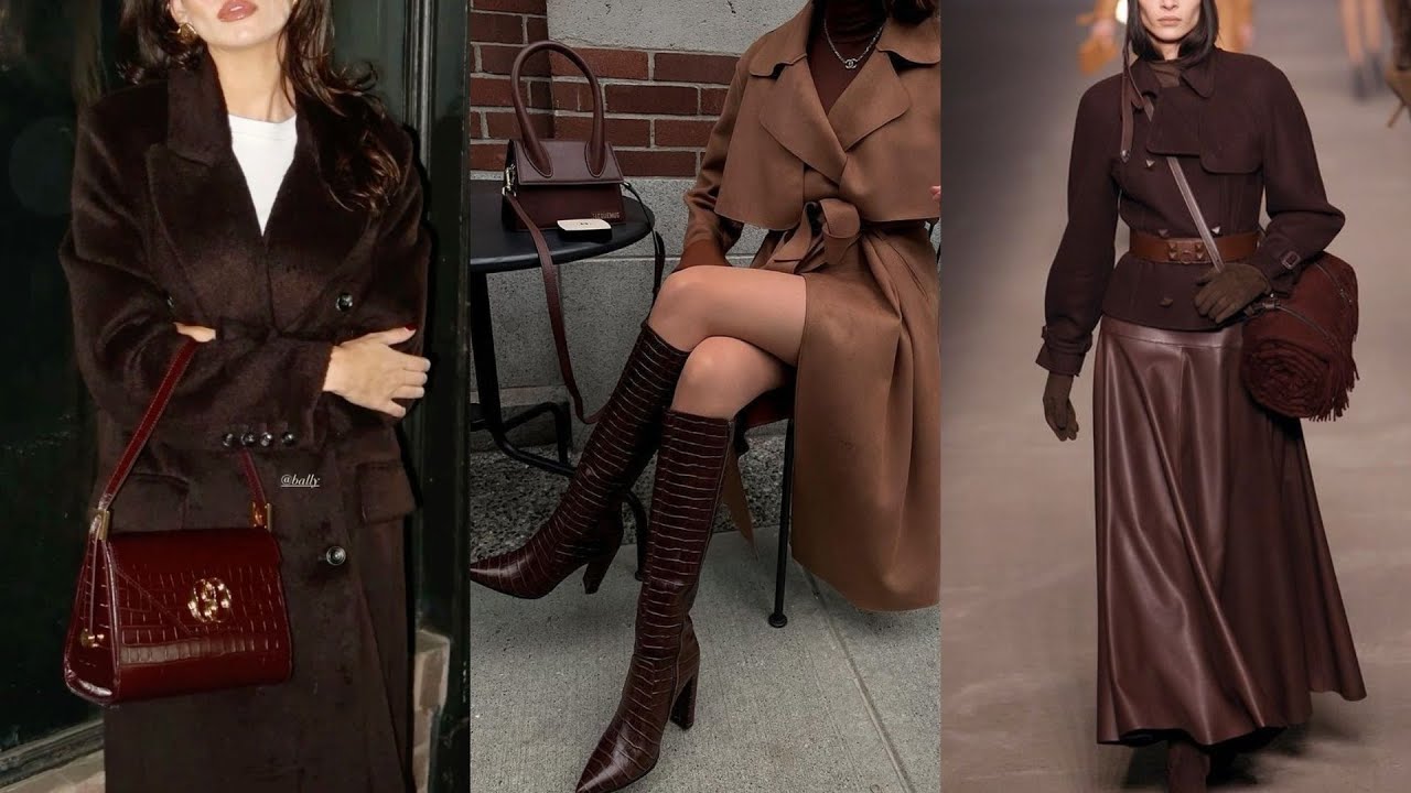 МОДНАЫЙ ГАРДЕРОБ В ШОКОЛАДНЫХ ОТТЕНКАХ В СТИЛЬНОМ АУТФИТЕ ДЛЯ РАЗНОГО СЛУЧАЯ💕