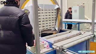 DINGTUO PIR PUR ROOL PANEL PRODUCTION LINE AUTOMATIC WRAPPING PACKAGE MACHINE