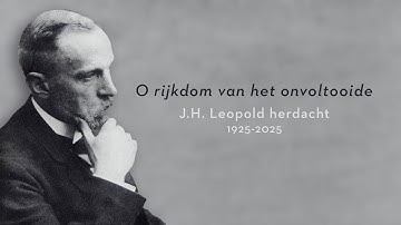 O rijkdom van het onvoltooide - De dichter J.H. Leopold herdacht (1925-2025)