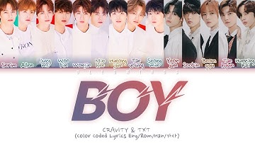 [Request #56] How Would CRAVITY & TXT Sing - "BOY" (Color Coded Eng/Rom/Han/가사)