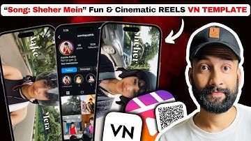 Edit Like "asmitapathik" in a Click | VN Reels Template QR Code!