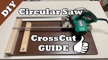Circular Saw | Crosscut Jig | DIY | How To | Wood Works