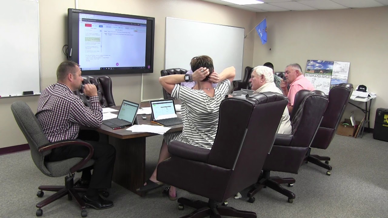 Waynoka School Board Meeting August 5, 2019 YouTube