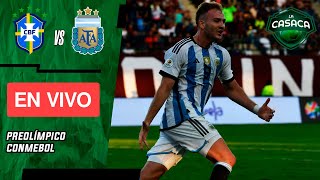 🚨 BRASIL vs ARGENTINA EN VIVO 🔥 PREOLIMPICO RUMBO A PARÍS 2024 ⚽