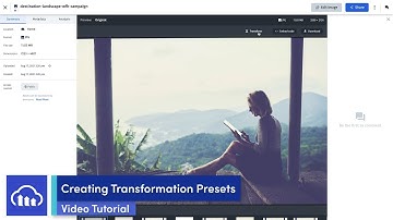 Tutorial - Create Transformation Presets in Cloudinary