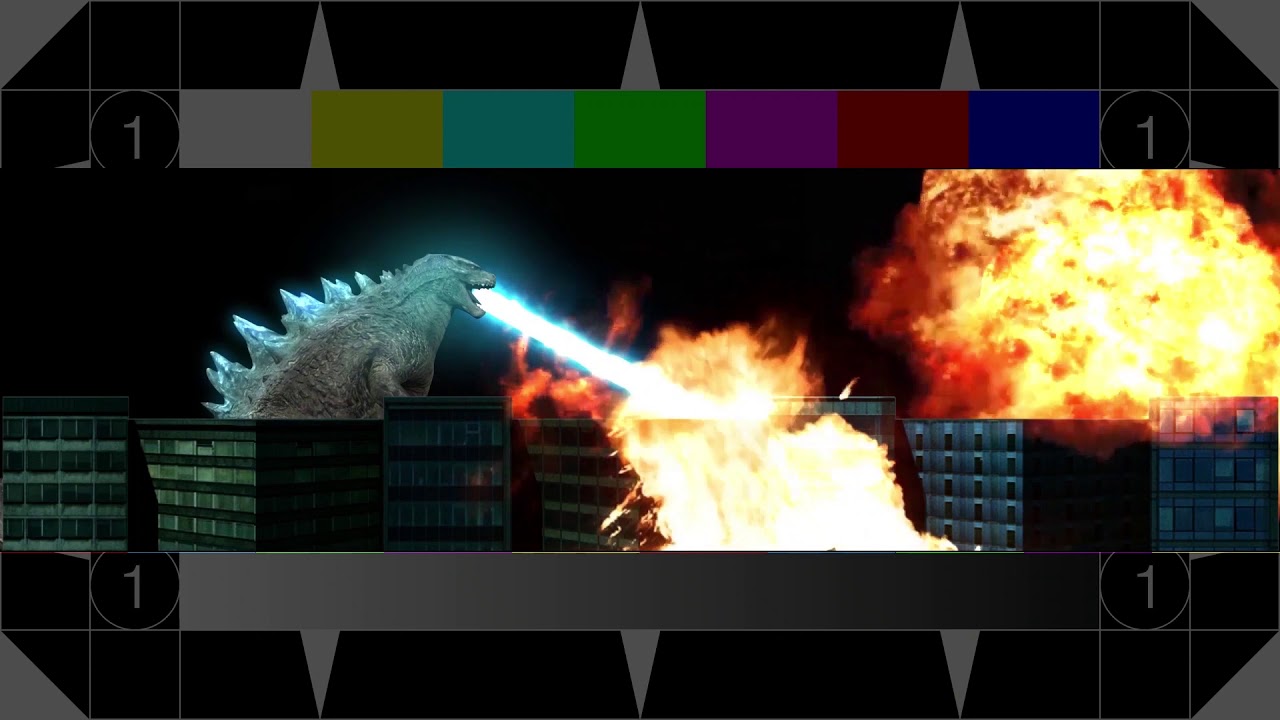 projection mapping : godzilla [DMC] - YouTube