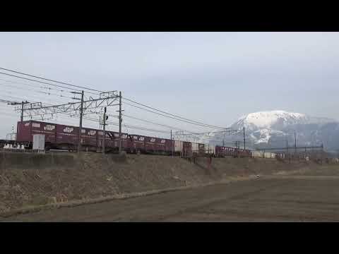 【東海道本線】EF65-2084牽引貨物　＠近江長岡通過