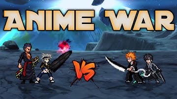 Ultimate Zoro & Asta (all form) VS Ichigo V3 OP (all form) & Kirito (3 forms) in Jump Force Mugen 😱