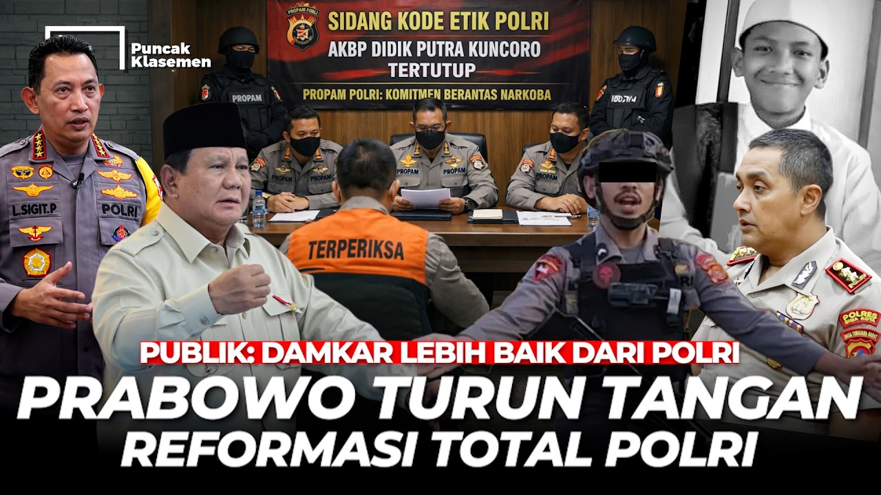 Prabowo NGAMUK Citra Polri Kembali Dinodai Oknum! Polisi Pemb*nuh Kapolres Terseret Kasus Narkob4