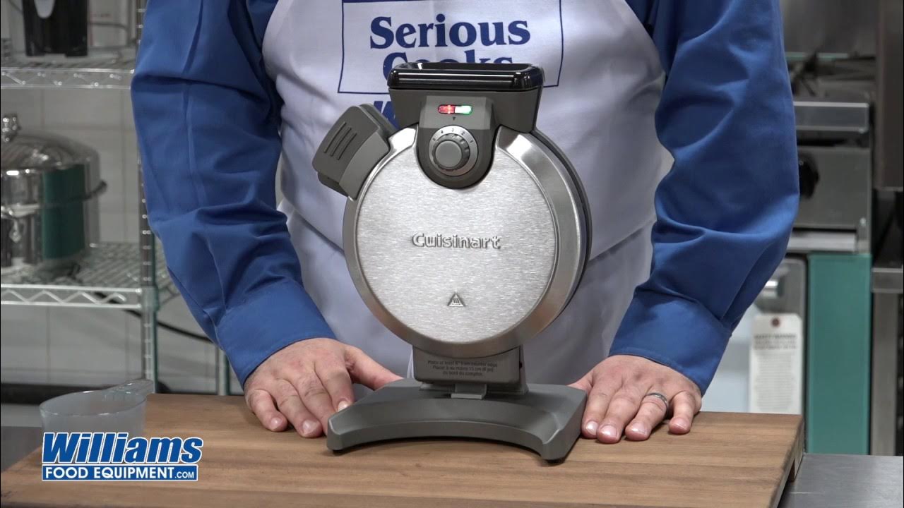 Cuisinart Vertical Waffle Maker model number setup diagram