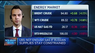 Expect to see Brent crude moving higher toward the end of the year, UBS says