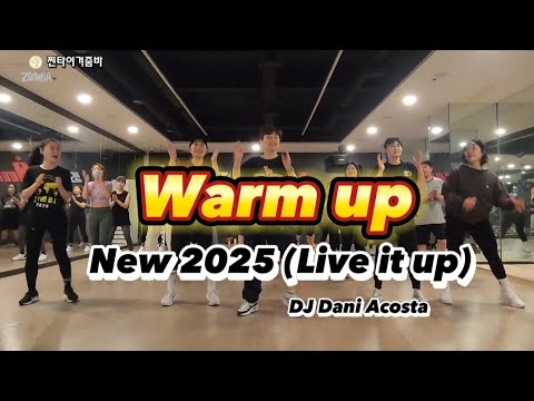 Warm up | 웜업 | DJ Dani Acosta | New 2025( Live it up ) | choreo by jjintiger         #zumba #줌바 #웜업