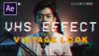 Cara Membuat VHS EFFECT (NO PLUGIN) | After Effects Tutorial