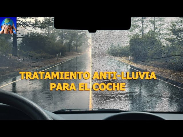 Tratamiento anti lluvia coche