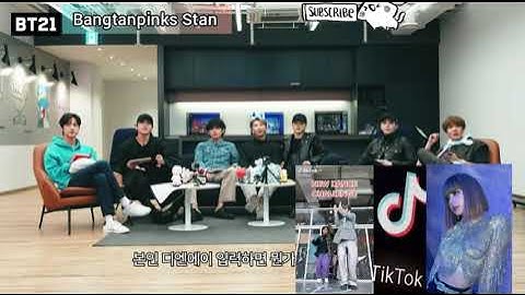 BTS Reaction to Lisa SG Dance part (Challenge) Tiktok #1 #ARMYMADE #Trending