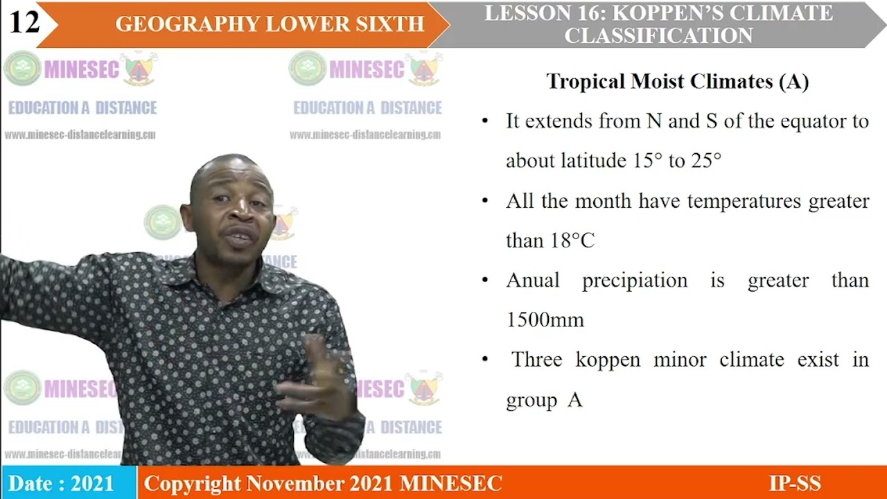 IP-SH Geography LS Lesson 16  Koppen's Climate classification