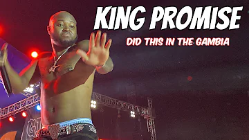 King Promise - get suck when performing Terminator in The Gambia