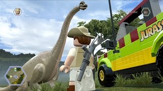 LEGO Jurassic World - Open World Free Roam Gameplay [HD]