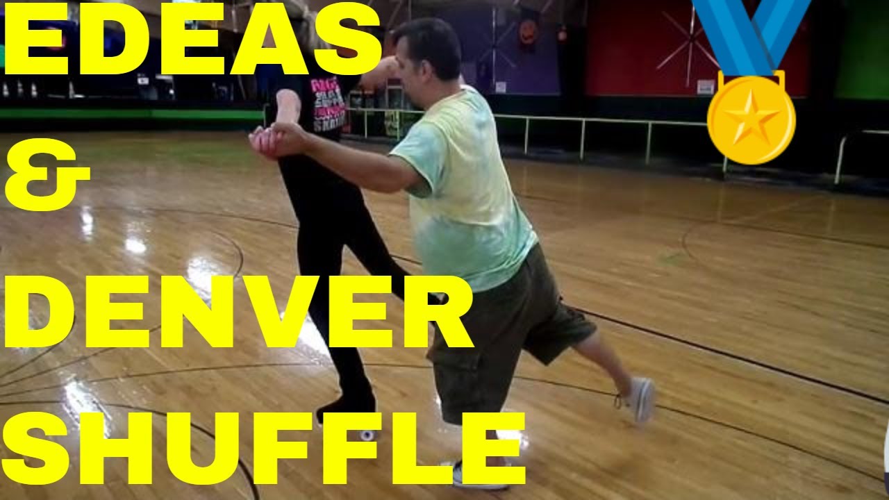 Learning The Denver Shuffle On The Skate Floor on Edea Roller skates