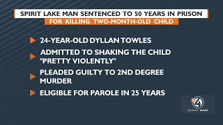 Spirit Lake man sentenced to 50 years in prison
