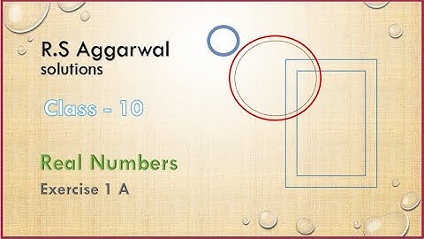 Q8 | The HCF of two number is 11 and LCM is 7700 if one is 275find other | R S Aggarwal solution.