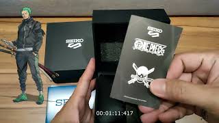 SEIKO X ONE PIECE (ZORO) || SRPH67K1 5 SPORTS (Limited Edition) Unboxing