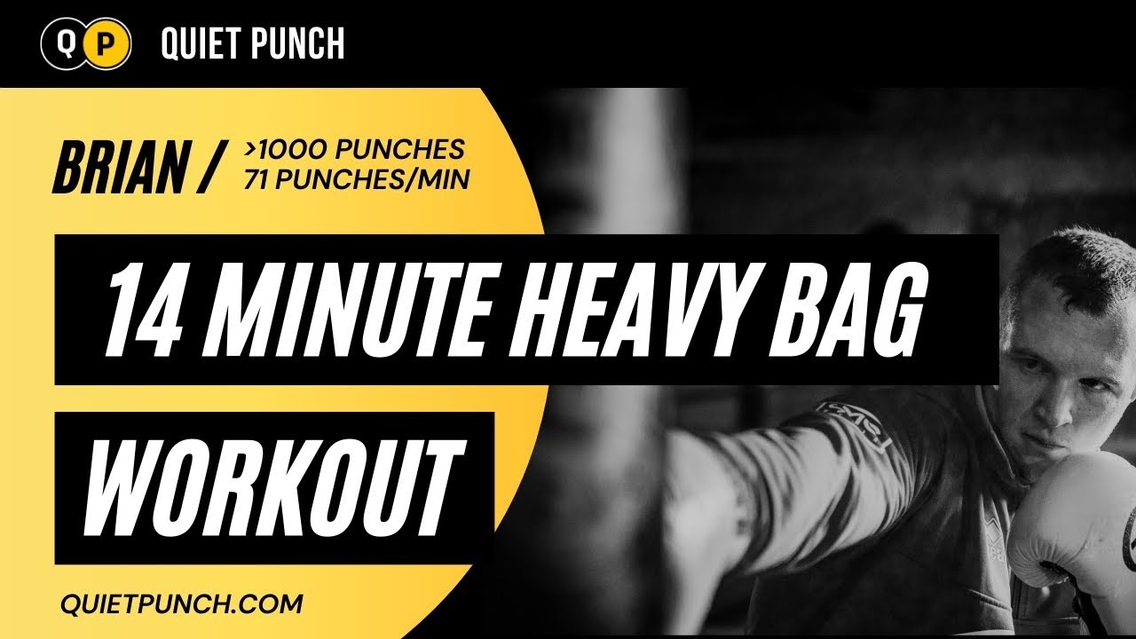 14 Minutes (71 Punches/Min) 1000 Punches Heavy Bag Workout YouTube