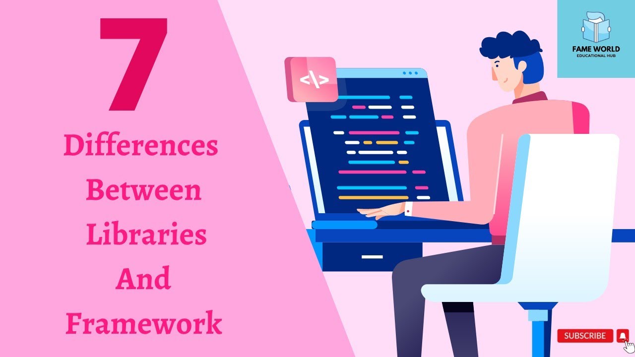 7 Differences between Library & Framework | Fame World Educational Hub ...