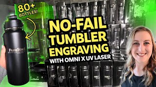 How to Engrave Tumblers with the ComMarker Omni X Roller Rotary