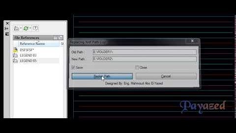Replacing Xref Paths (XRP) Lisp