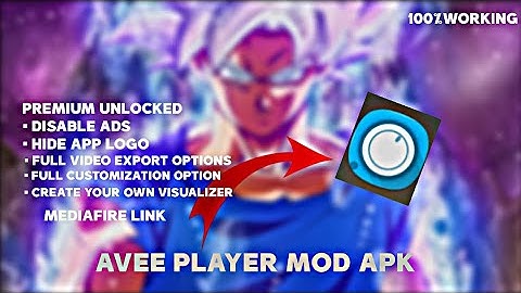 avee player mod apk || premium unlocked🔓|| latest version || media fire link🔥||