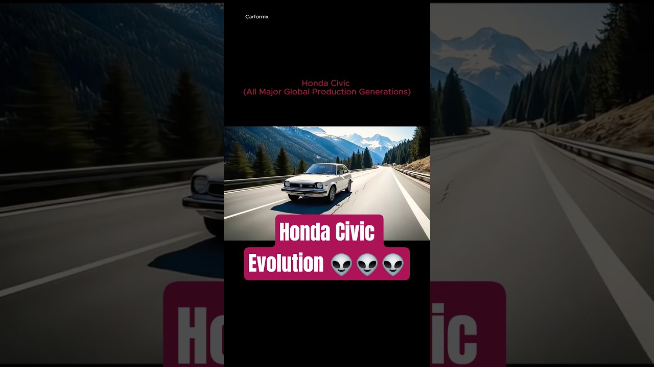 Honda Civic Evolution 1972–2024 - Then vs Now- 
