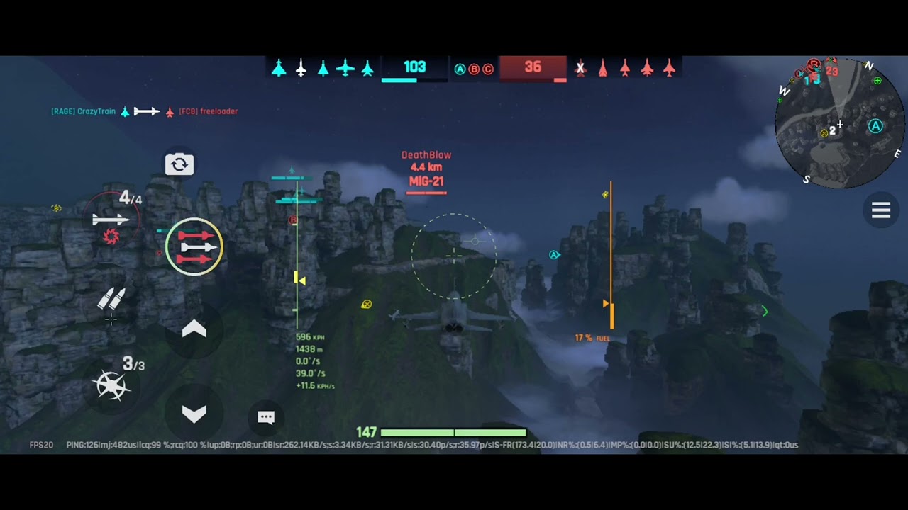 F-5 Tiger UNTOUCHABLE! 200-40 Flawless Shutout on Stone Forest Night