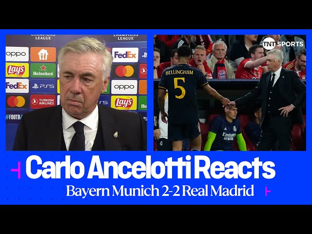 WE DIDN'T PLAY OUR BEST | Carlo Ancelotti | Bayern Munich 2-2 Real Madrid | UEFA Champions League class=