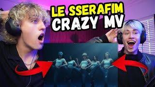 LE SSERAFIM (르세라핌) 'CRAZY' OFFICIAL MV - REACTION