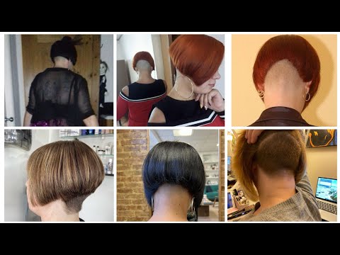 Shag Haircut Clippered Nape