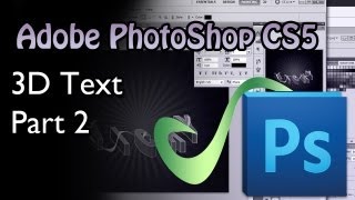 Photoshop - 3D Text Tutorial part 2