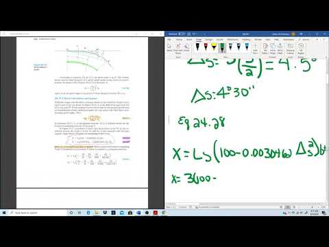 Calculations for Spiral Curves