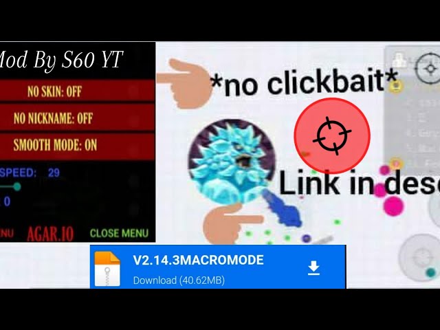 Agar.io all Hacks Mod Menu 2.14.3 Apk, Agario Mod Menu Agario Macro & Zoom  Hack (Agario Mobile) 