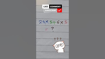 Magic Mathematics (20×5+6×5) #youtubeshorts #shorts #trending #maths #mathematics
