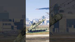 S500 Air Defense Reacts In Seconds To Destroy Failing Su27 Fighter Jet  Gtav