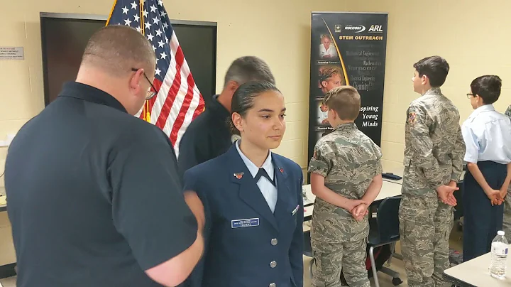 Promotion for Cadet Senior Amn. Erin Travers